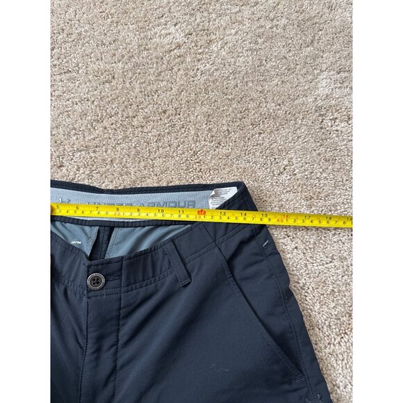 Under Armour Men's UA Tech Pants Smooth Stretchy Slim Fit Golf Black 30x32 - Picture 10 of 10